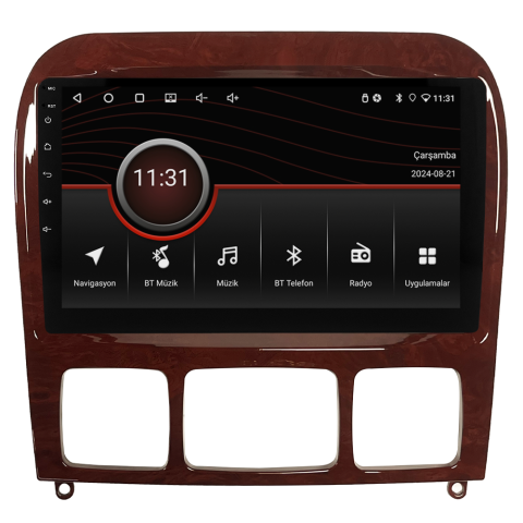 Mercedes S Class W220 Android Multimedya Sistemi (1999-2005) CRV-4346XR