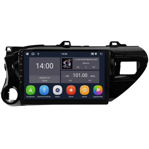 Toyota Hilux Android Multimedya Sistemi (2017-2024) CRV-4785XD