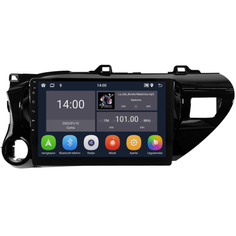 Toyota Hilux Android Multimedya Sistemi (2017-2024) CRV-4785XD