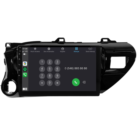 Toyota Hilux Android Multimedya Sistemi (2017-2024) CRV-4785XDA