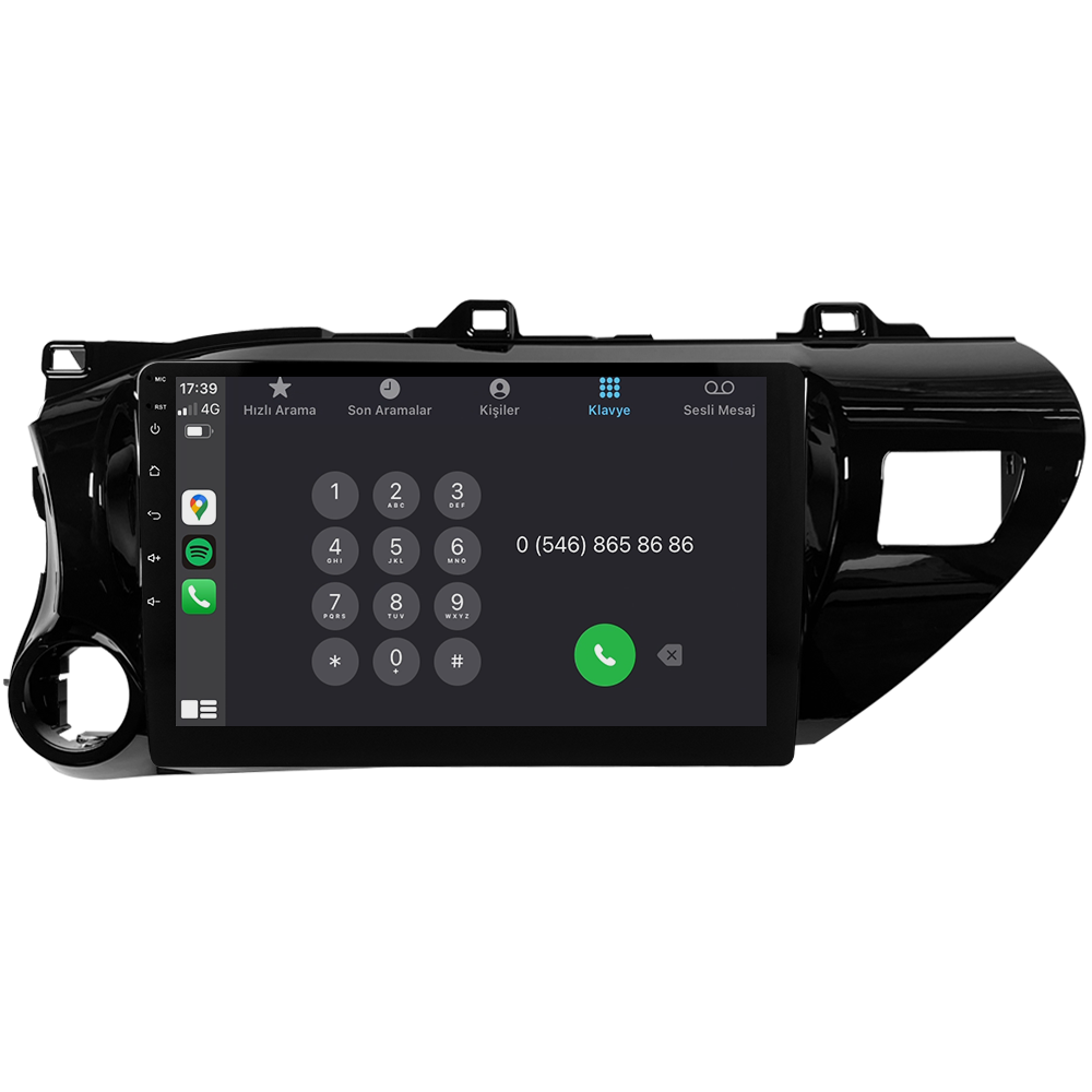 Toyota Hilux Android Multimedya Sistemi (2017-2024) CRV-4785XAA