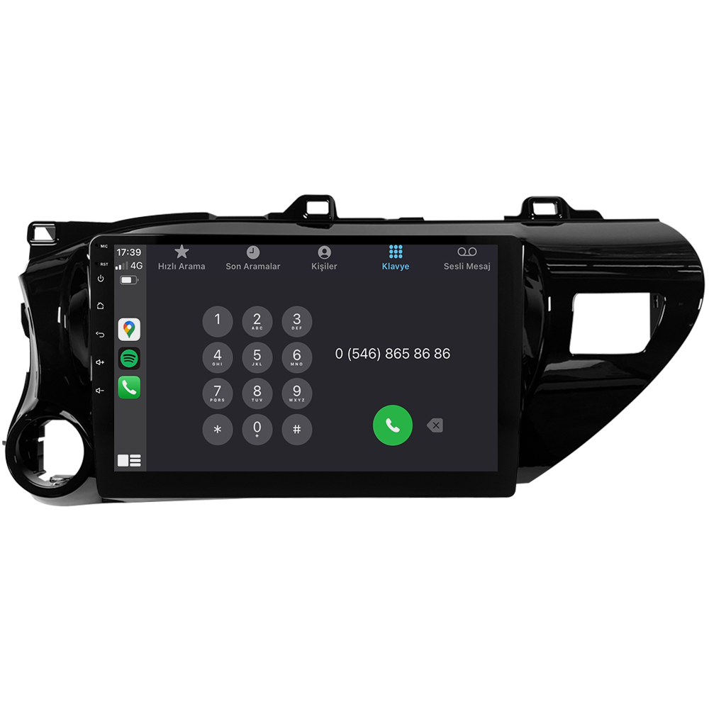 Toyota Hilux Android Multimedya Sistemi (2017-2024) CRV-4785XAA