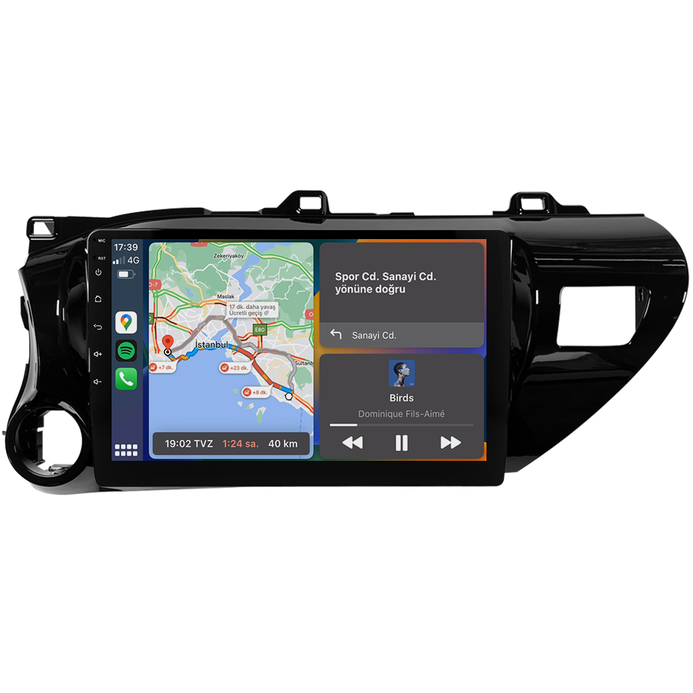 Toyota Hilux Android Multimedya Sistemi (2017-2024) CRV-4785XAA
