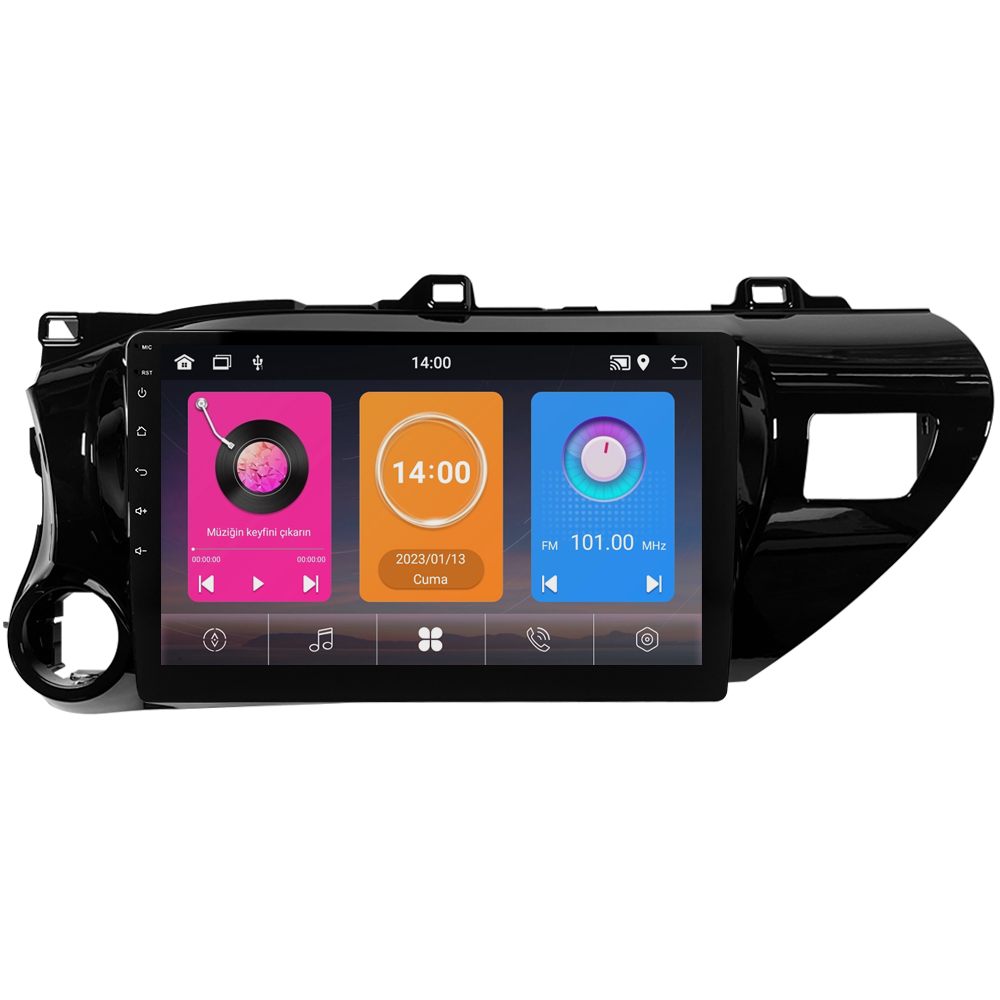 Toyota Hilux Android Multimedya Sistemi (2017-2024) CRV-4785XAA