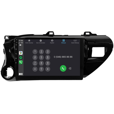 Toyota Hilux Android Multimedya Sistemi (2017-2024) CRV4785XP