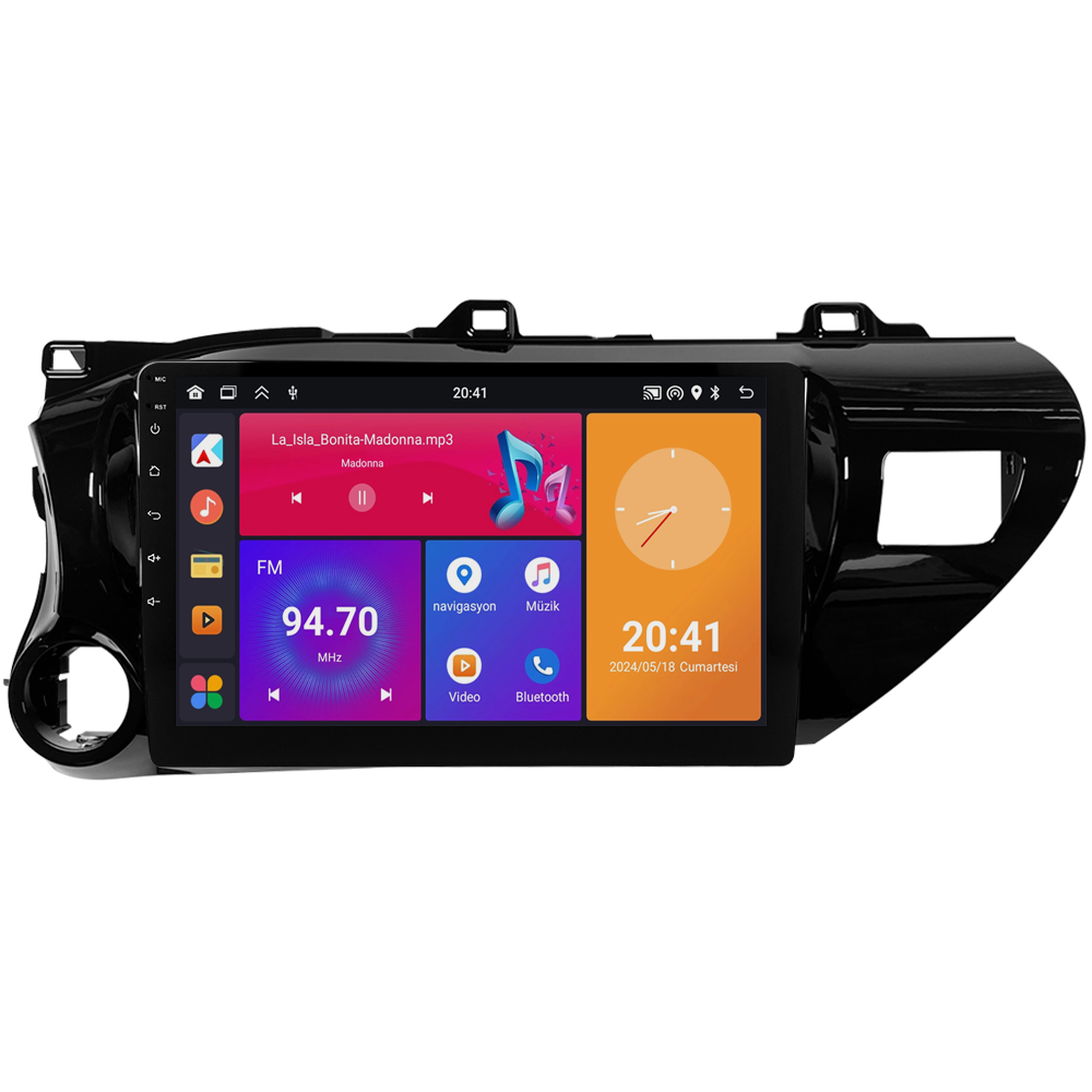 Toyota Hilux Android Multimedya Sistemi (2017-2024) CRV4785XP
