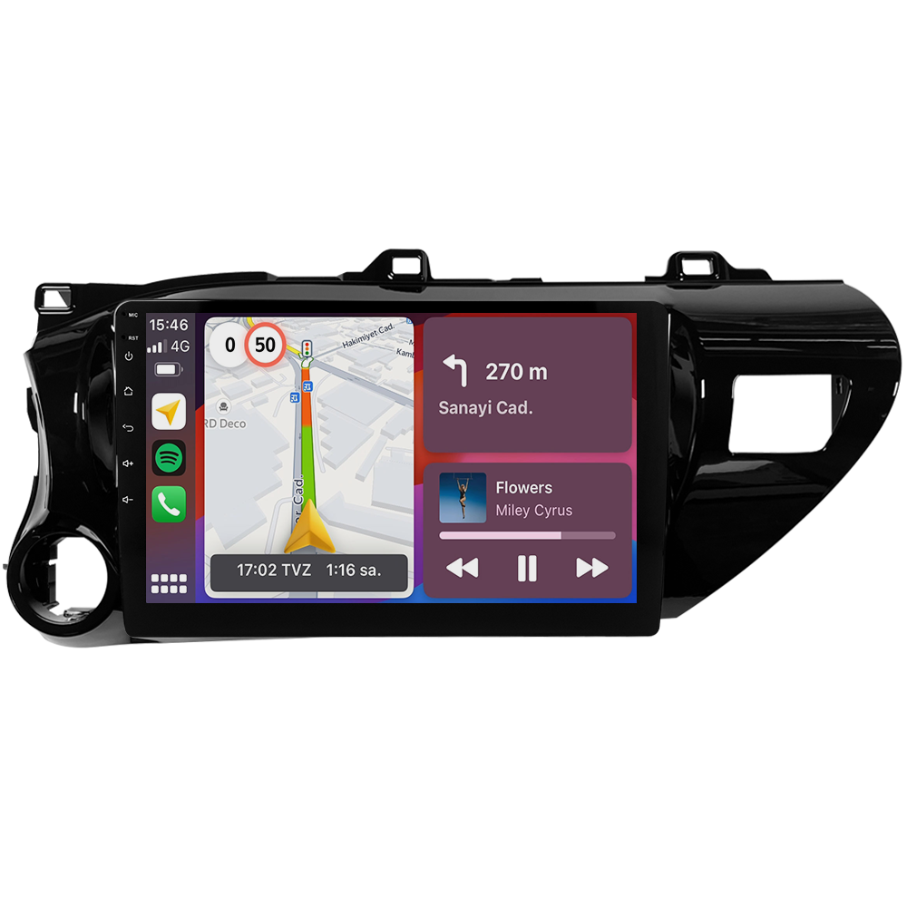 Toyota Hilux Android Multimedya Sistemi (2017-2024) CRV4785XP