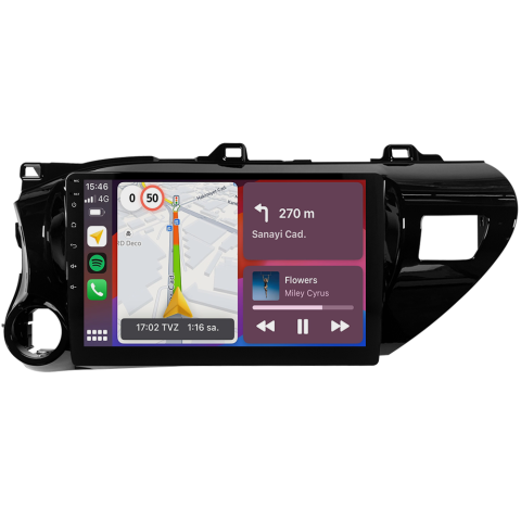 Toyota Hilux Android Multimedya Sistemi (2017-2024) CRV4785XP