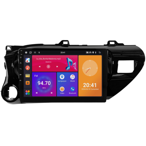 Toyota Hilux Android Multimedya Sistemi (2017-2024) CRV4785XP