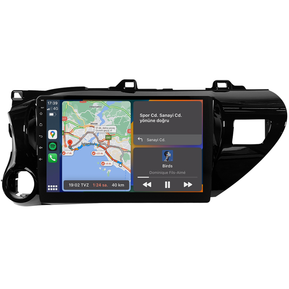 Toyota Hilux Android Multimedya Sistemi (2017-2024) CRV-4785XR