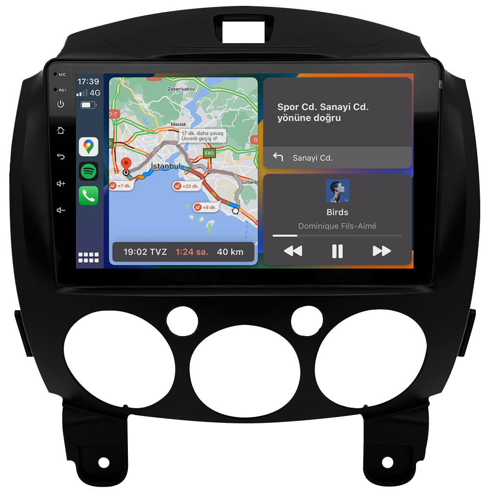 Mazda 2 Android Multimedya Sistemi (2008-2011) CRV-4594XR