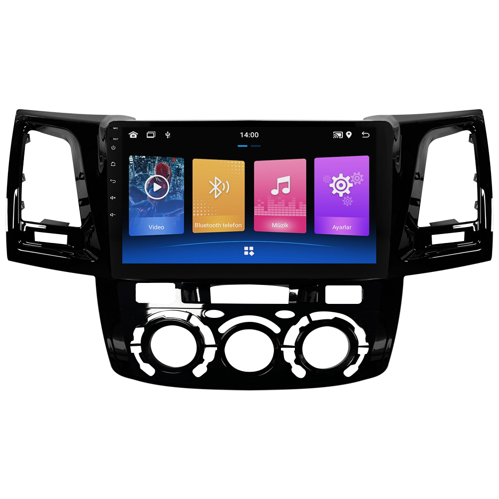 Toyota Hilux Android Multimedya Sistemi (2006-2014) CRV-4784X Manuel Klima