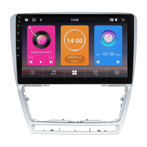 Skoda Octavia Android Multimedya Sistemi (2008-2012) CRV-4481XAA