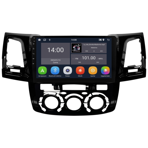 Toyota Hilux Android Multimedya Sistemi (2006-2014) CRV-4784XD Manuel Klima