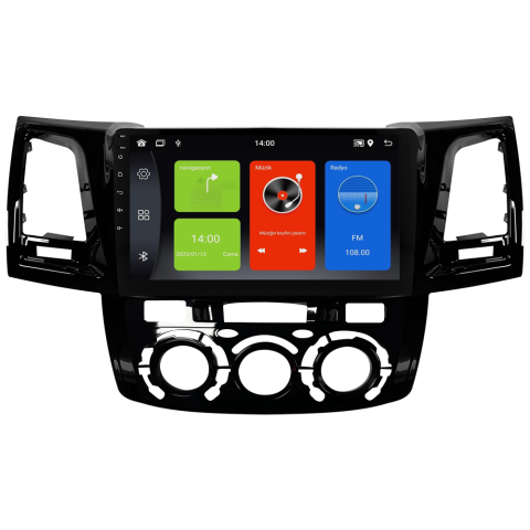 Toyota Hilux Android Multimedya Sistemi (2006-2014) CRV-4784XDA Manuel Klima