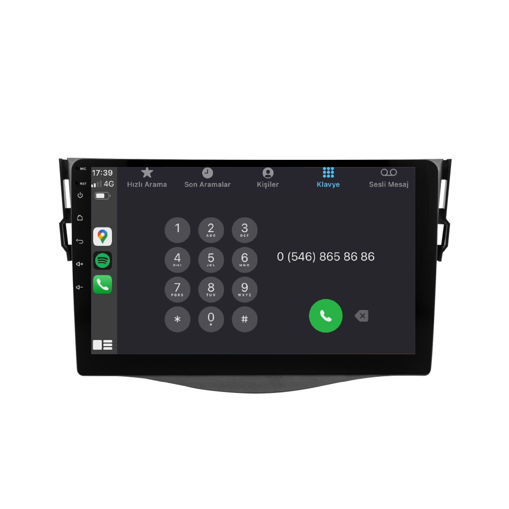 Toyota Rav4 Android Multimedya Sistemi (2006-2012) CRV-4549XR