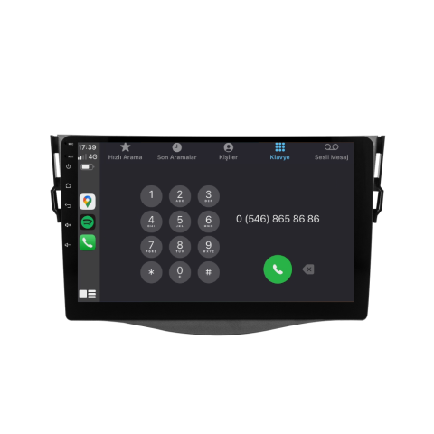 Toyota Rav4 Android Multimedya Sistemi (2006-2012) CRV-4549XR