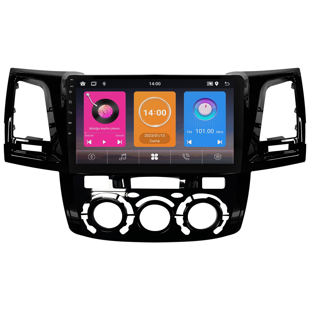 Toyota Hilux Android Multimedya Sistemi (2006-2014) CRV-4784XAA Manuel Klima