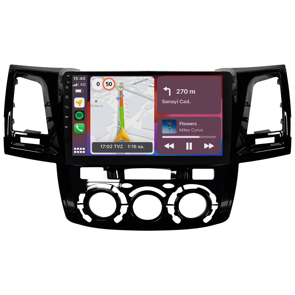 Toyota Hilux Android Multimedya Sistemi (2006-2014) CRV4784XP Manuel Klima