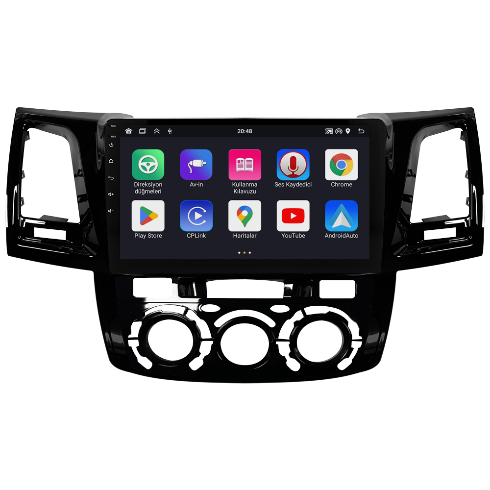 Toyota Hilux Android Multimedya Sistemi (2006-2014) CRV4784XP Manuel Klima