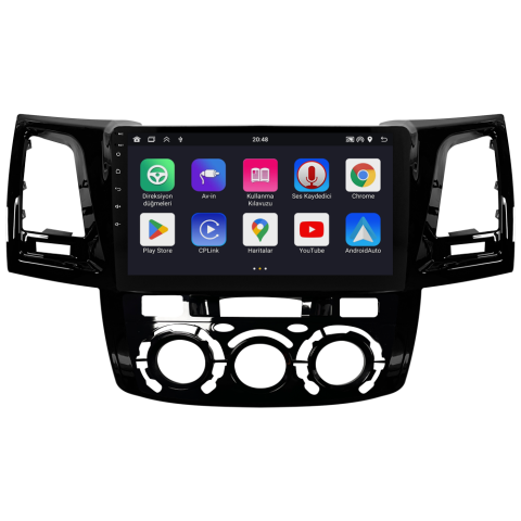Toyota Hilux Android Multimedya Sistemi (2006-2014) CRV4784XP Manuel Klima