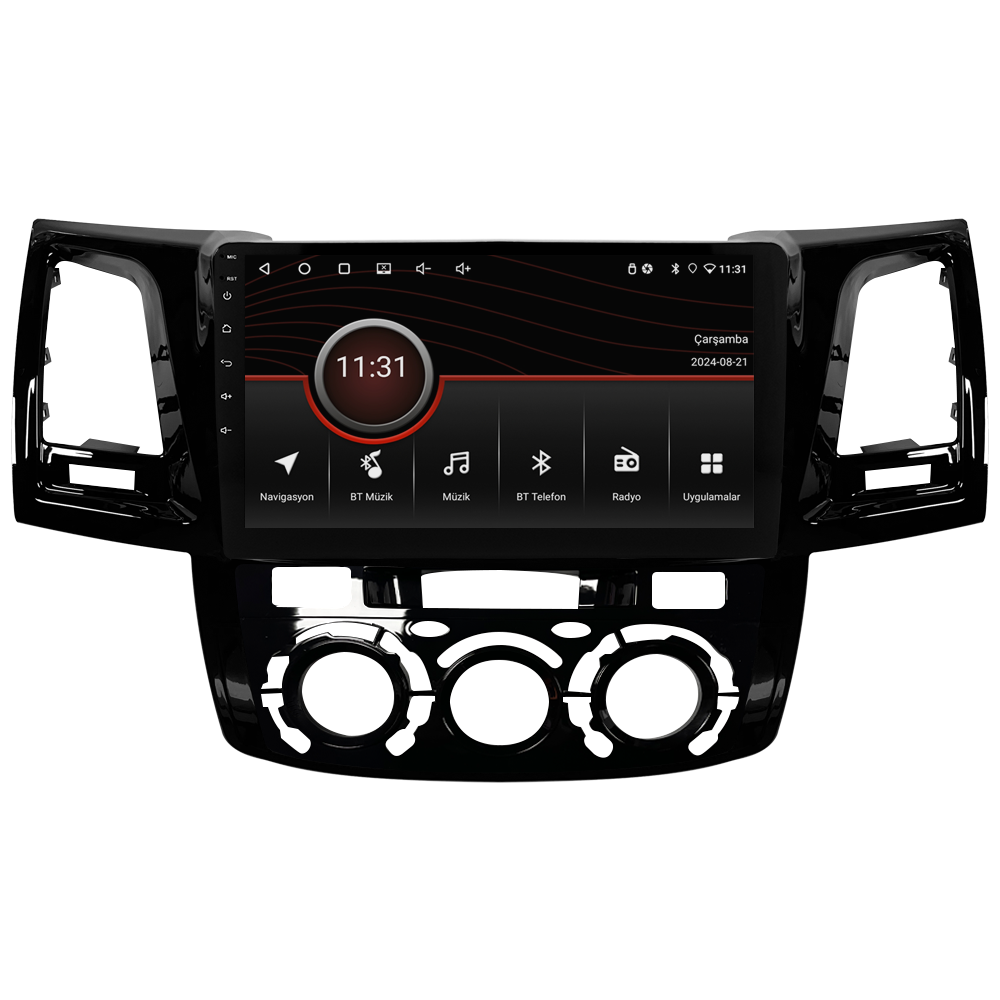 Toyota Hilux Android Multimedya Sistemi (2006-2014) CRV-4784XR Manuel Klima