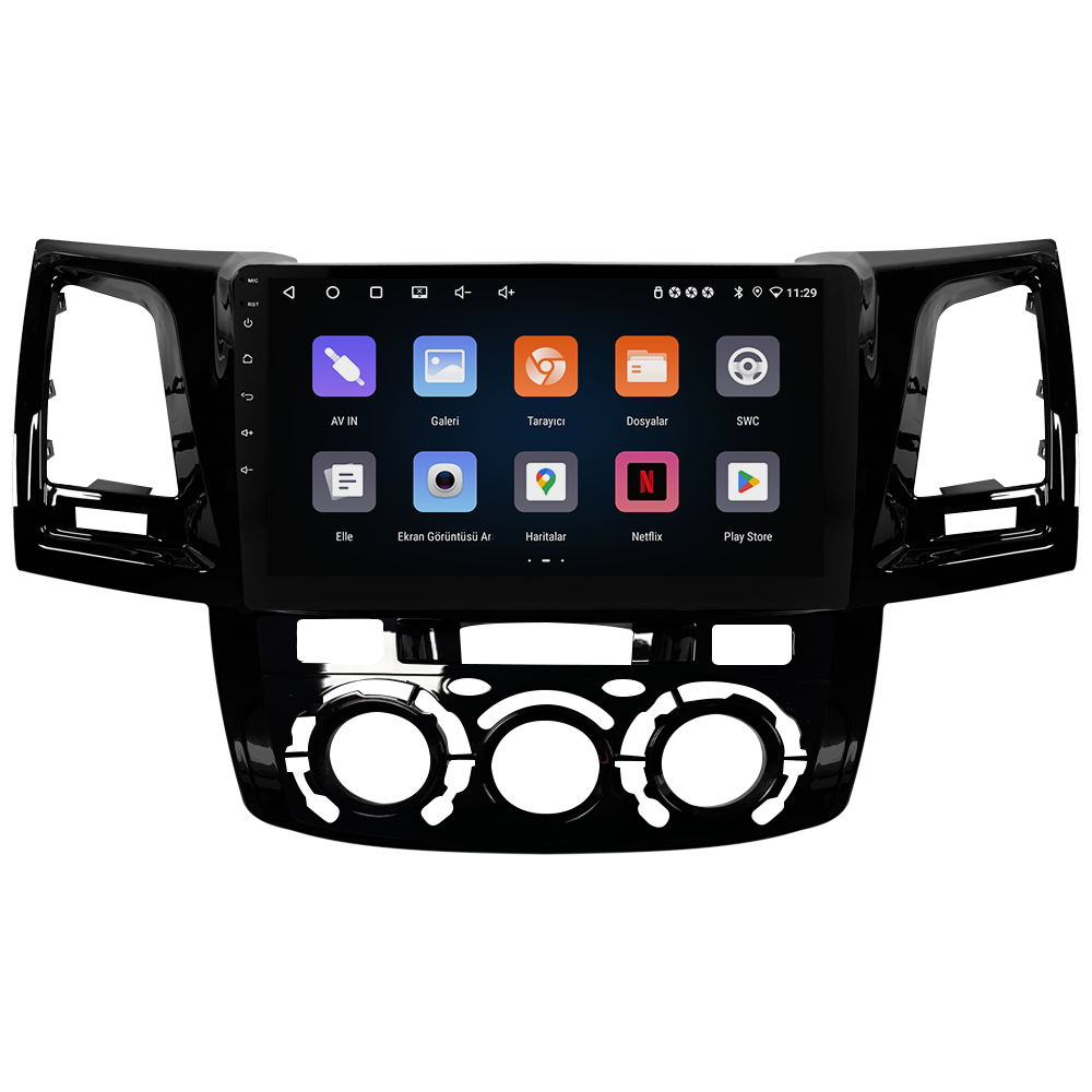 Toyota Hilux Android Multimedya Sistemi (2006-2014) CRV-4784XR Manuel Klima