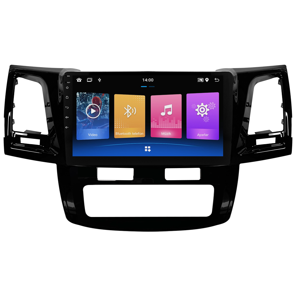 Toyota Hilux Android Multimedya Sistemi (2006-2014) CRV-4784X Dijital Klima