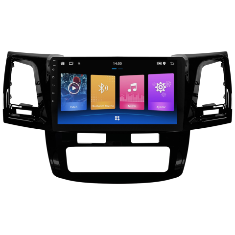 Toyota Hilux Android Multimedya Sistemi (2006-2014) CRV-4784X Dijital Klima