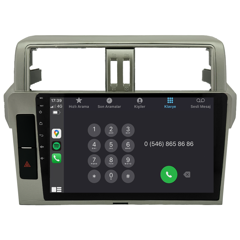 Toyota Prado Android Multimedya Sistemi (2014-2019) CRV-4555XR