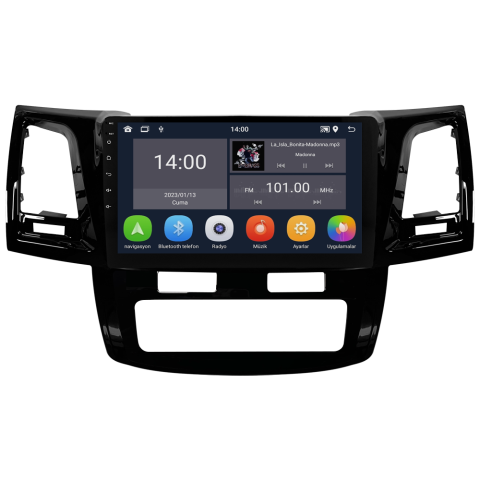 Toyota Hilux Android Multimedya Sistemi (2006-2014) CRV-4784XD Dijital Klima