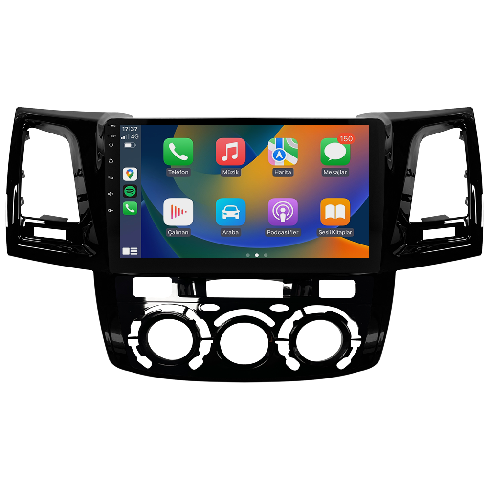 Toyota Hilux Android Multimedya Sistemi (2006-2014) CRV-4784XDA Dijital Klima