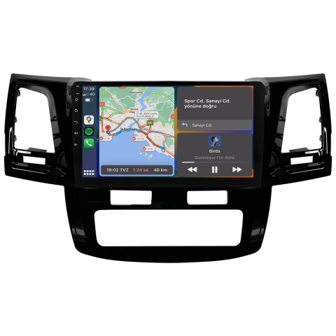 Toyota Hilux Android Multimedya Sistemi (2006-2014) CRV-4784XAA Dijital Klima
