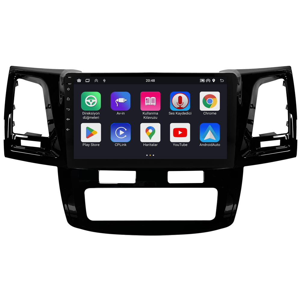 Toyota Hilux Android Multimedya Sistemi (2006-2014) CRV4784XP Dijital Klima