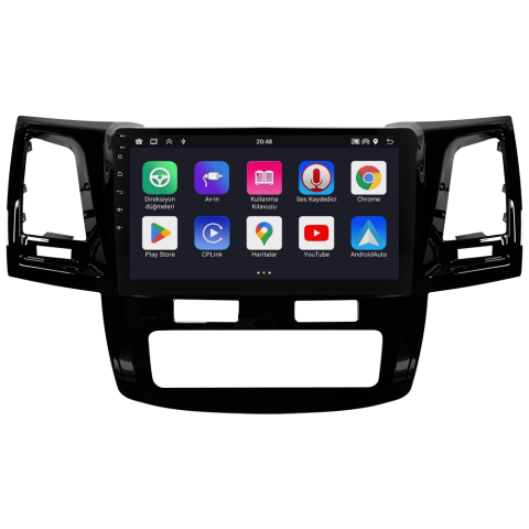 Toyota Hilux Android Multimedya Sistemi (2006-2014) CRV4784XP Dijital Klima