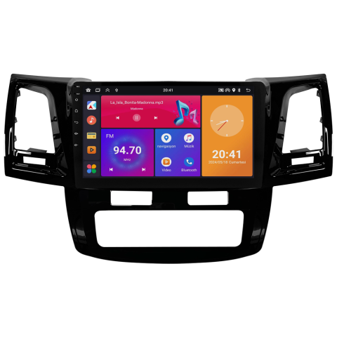 Toyota Hilux Android Multimedya Sistemi (2006-2014) CRV4784XP Dijital Klima