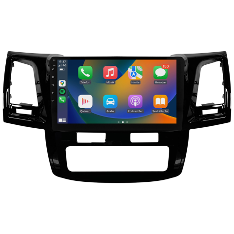 Toyota Hilux Android Multimedya Sistemi (2006-2014) CRV-4784XR Dijital Klima