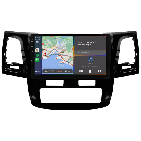 Toyota Hilux Android Multimedya Sistemi (2006-2014) CRV-4784XR Dijital Klima