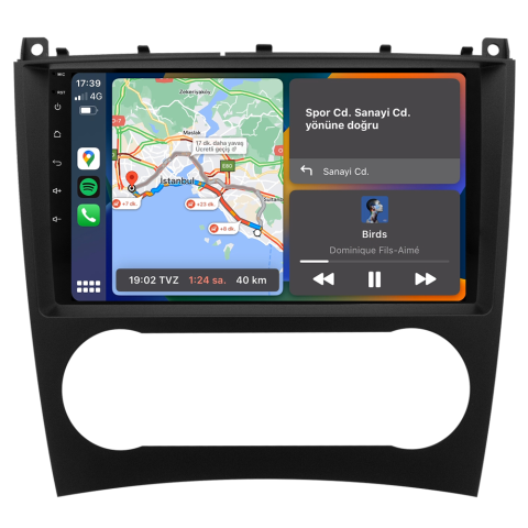 Mercedes C Serisi W203 Android Multimedya Sistemi (2005-2007) CRV-4341XAA
