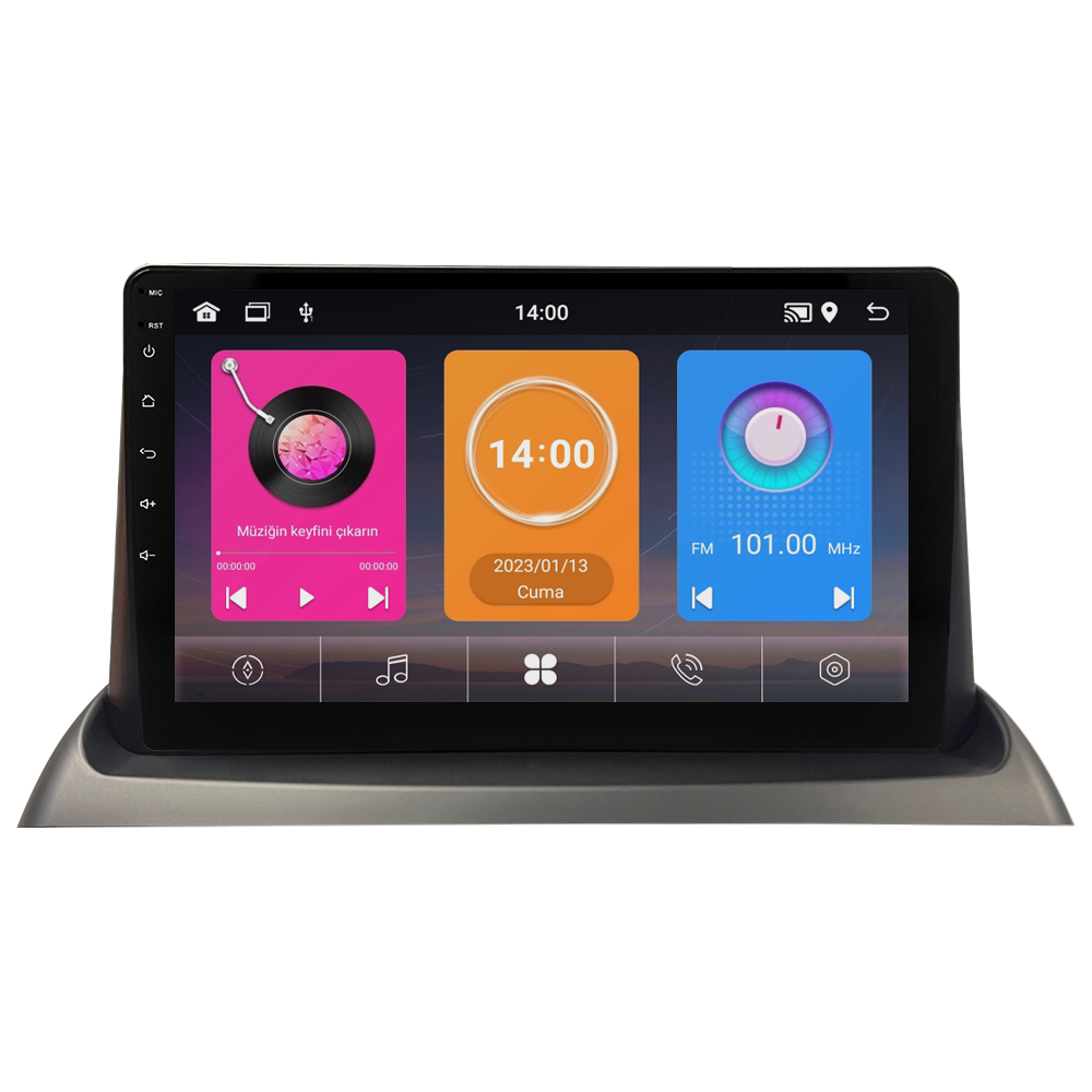 Renault Clio 2 Android Multimedya Sistemi (1998-2006) CRV-4788X