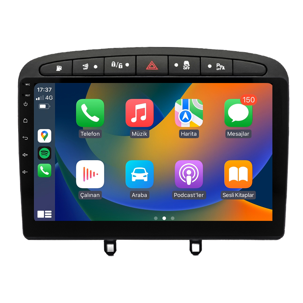 Peugeot 308 Android Multimedya Sistemi (2008-2013) CRV-4426XAA