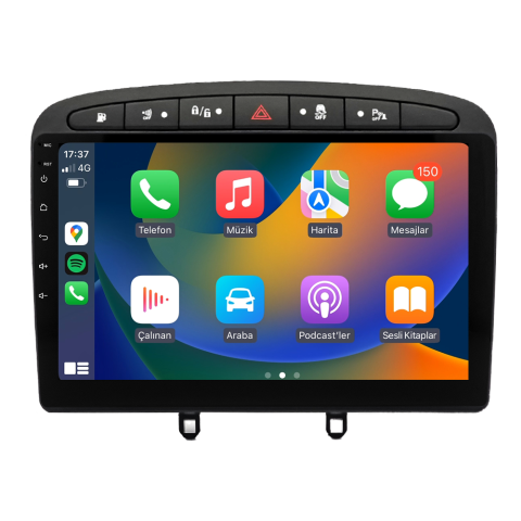 Peugeot 308 Android Multimedya Sistemi (2008-2013) CRV-4426XAA