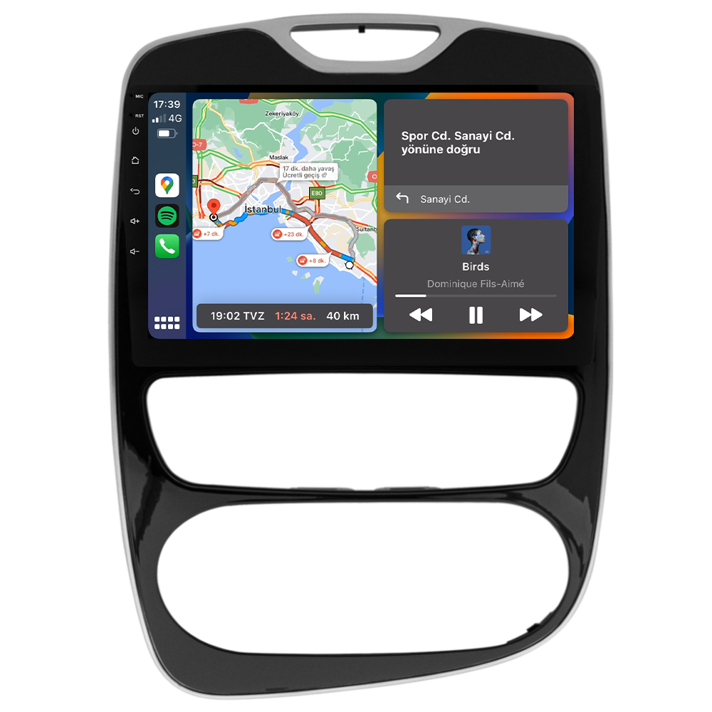 Renault Clio 4 Android Multimedya Sistemi (2017-2020) CRV-4452XR