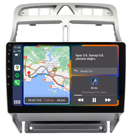 Peugeot 307 Android Multimedya Sistemi (2001-2008) CRV-4424XAA