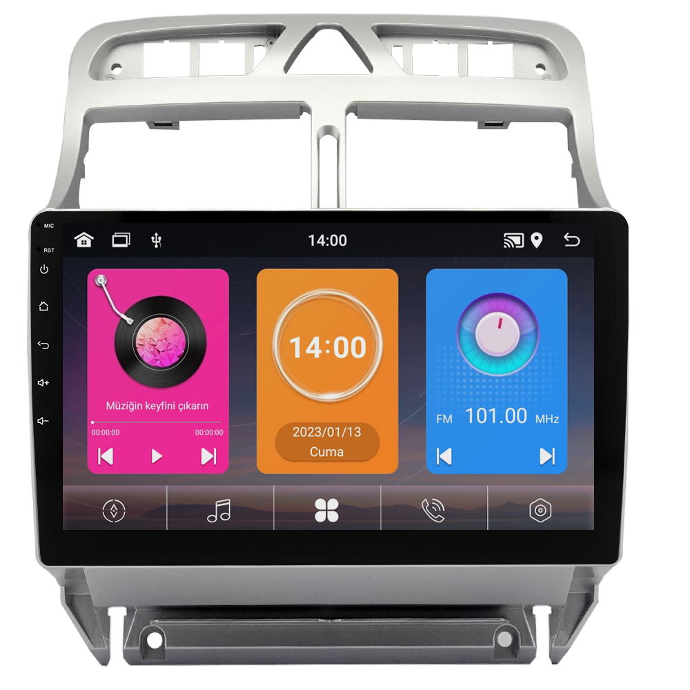 Peugeot 307 Android Multimedya Sistemi (2001-2008) CRV-4424XAA
