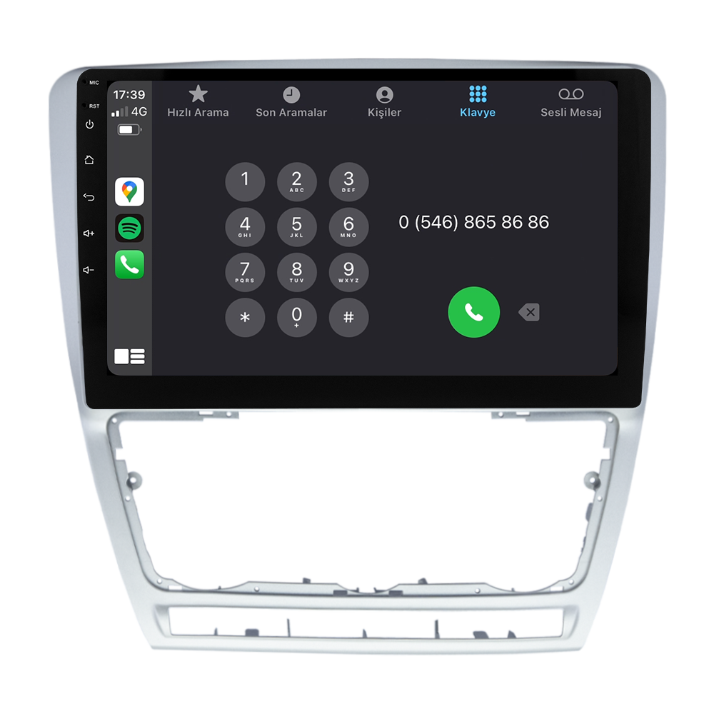 Skoda Octavia Android Multimedya Sistemi (2008-2012) CRV-4481XR