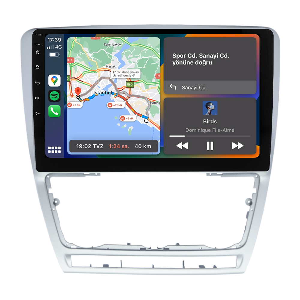 Skoda Octavia Android Multimedya Sistemi (2008-2012) CRV-4481XR