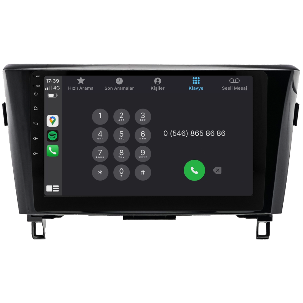 Nissan Qashqai Android Multimedya Sistemi (2014-2020) CRV-4372XAA