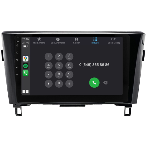 Nissan Qashqai Android Multimedya Sistemi (2014-2020) CRV-4372XAA