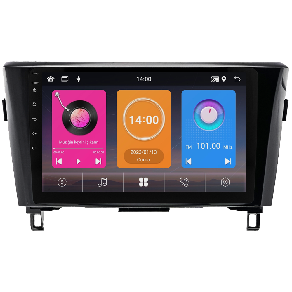 Nissan Qashqai Android Multimedya Sistemi (2014-2020) CRV-4372XAA